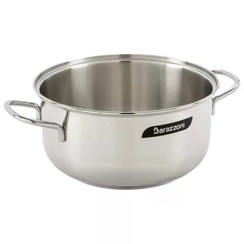Barazzoni Bonita Casseruola in Acciaio Inox 18/10, 12 cm, 0,5 L