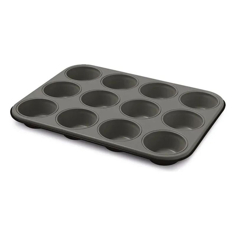 Guardini Happy Hour – Stampo antiaderente per 12 muffin, 35 × 27 cm