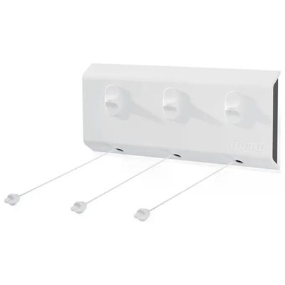 Leifheit 83107 Rollfix 150 Triple Longline Stendibiancheria a Parete 3 Fili 15 m uso Interno ed Esterno Leifheit 83107 Rollfix 150 Triple Longline Stendibiancheria a Parete 3 Fili 15 m uso Interno ed Esterno