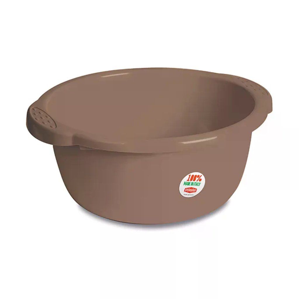 Stefanplast Primavera – Bacinella tonda 35 cm, 9 L, tortora