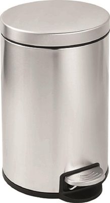 VIGOR Pattumiera a Pedale in Acciaio Inox Satinato, 12 L VIGOR Pattumiera a Pedale in Acciaio Inox Satinato, 12 L