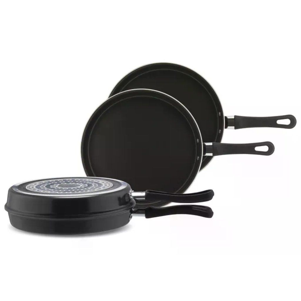 Piardinox PIA610F24 Girafrittata per Induzione, 24 cm, Antiaderente