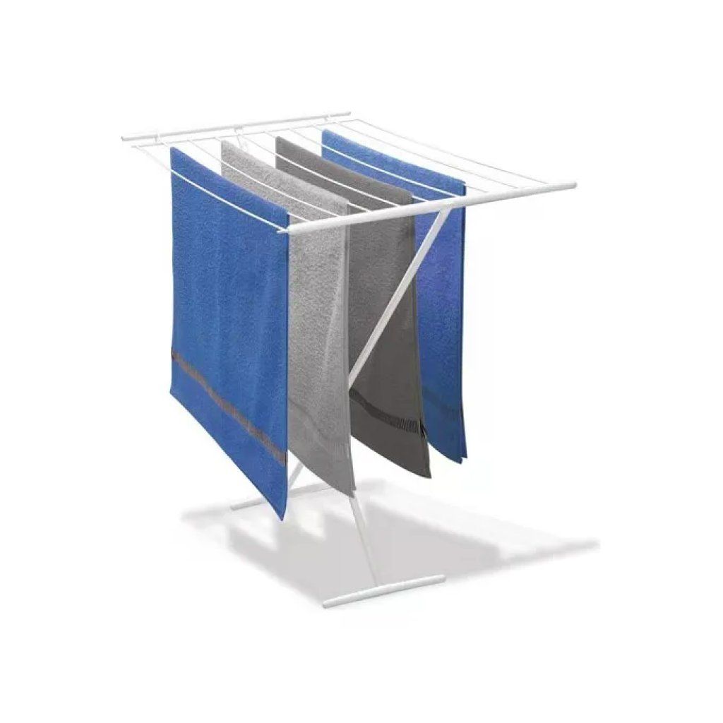 3C CASA Metaltex Como 40.55.00 Stendibiancheria pieghevole da vasca, 8 m, grigio