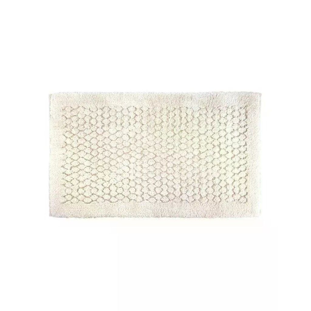 APE Quarzo 18611 – Tappeto da Bagno Bianco 80 × 50 cm