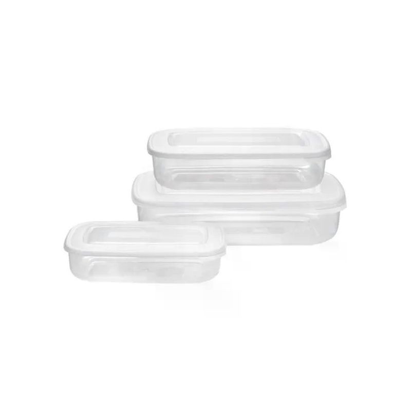 Tontarelli Family Food Set 3 Contenitori per Alimenti Bianchi