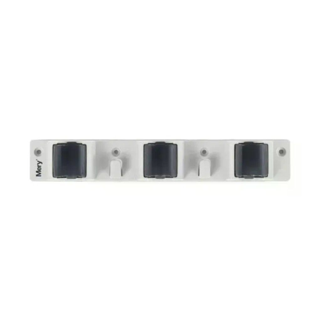 Rayen Appendiscope da Parete per 3 Scope con 2 Ganci