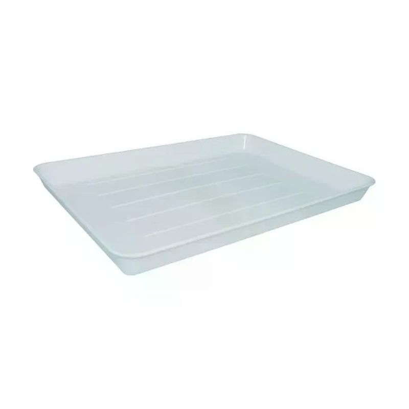 Giganplast 4450 Piatto Bacinella Rettangolare Bianco 45 x 32 x 4 cm