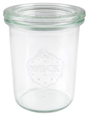 WECK Mold Jar 160 ml con coperchio in vetro, set da 12 WECK Mold Jar 160 ml con coperchio in vetro, set da 12