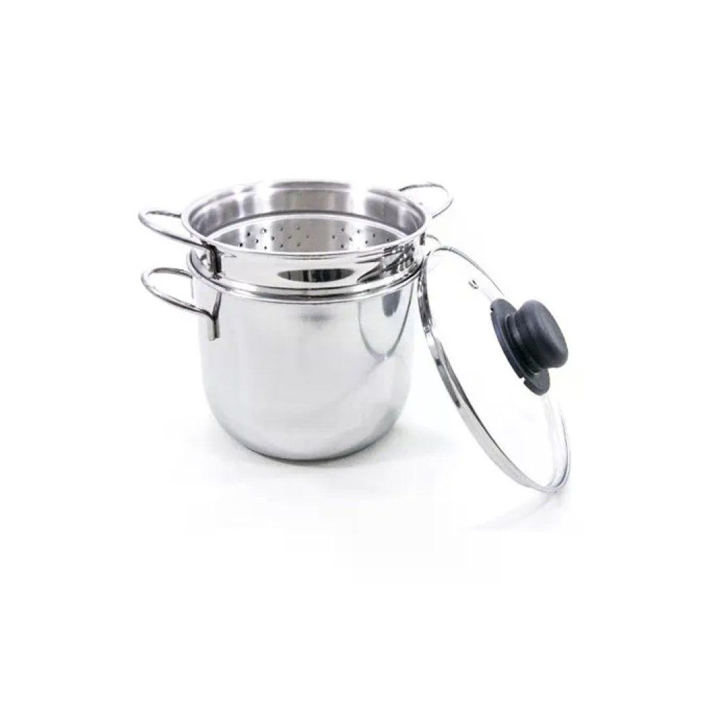 3C CASA Pentola Cuocipasta a Induzione 18 cm con Cestello e Coperchio 3C CASA Pentola Cuocipasta a Induzione 18 cm con Cestello e Coperchio