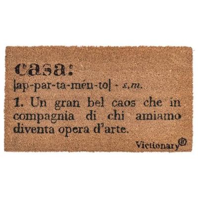 VDE TIVOLI 1996 Zerbino in fibra di cocco 70 x 40 cm, Casa: caos e ironia