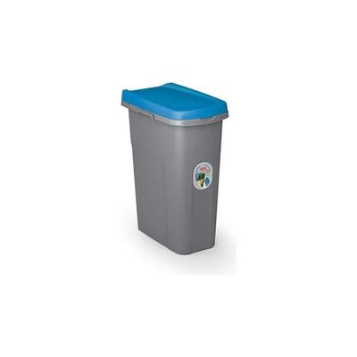 Stefanplast Eco System Pattumiera 25 L Grigio e Blu Stefanplast Eco System Pattumiera 25 L Grigio e Blu
