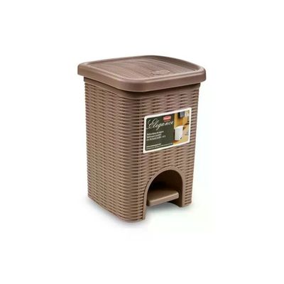 STEFANPLAST Pattumiera da bagno Elegance 6 L tortora – Stefanplast STEFANPLAST Pattumiera da bagno Elegance 6 L tortora – Stefanplast