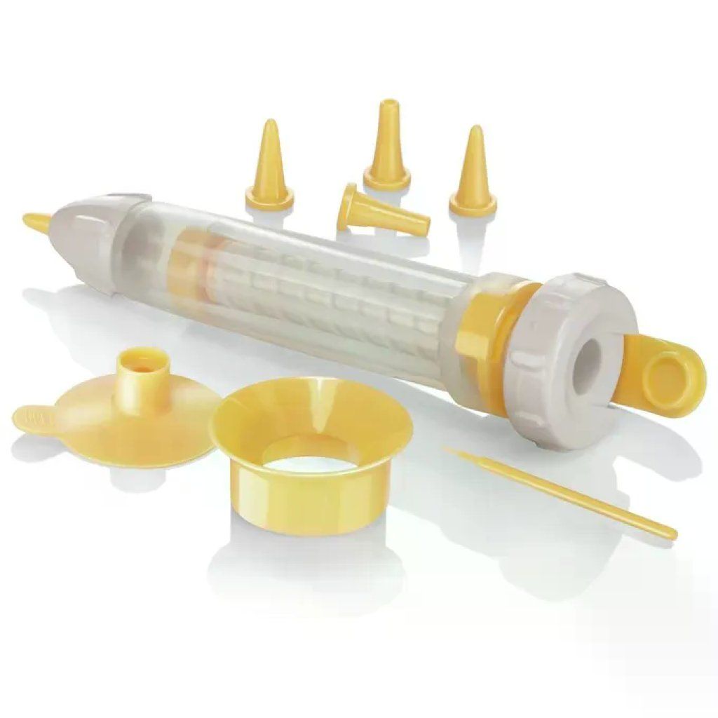Tescoma DELÍCIA Penna per Decorare Dolci con 5 Beccucci, 15 cm Tescoma DELÍCIA Penna per Decorare Dolci con 5 Beccucci, 15 cm