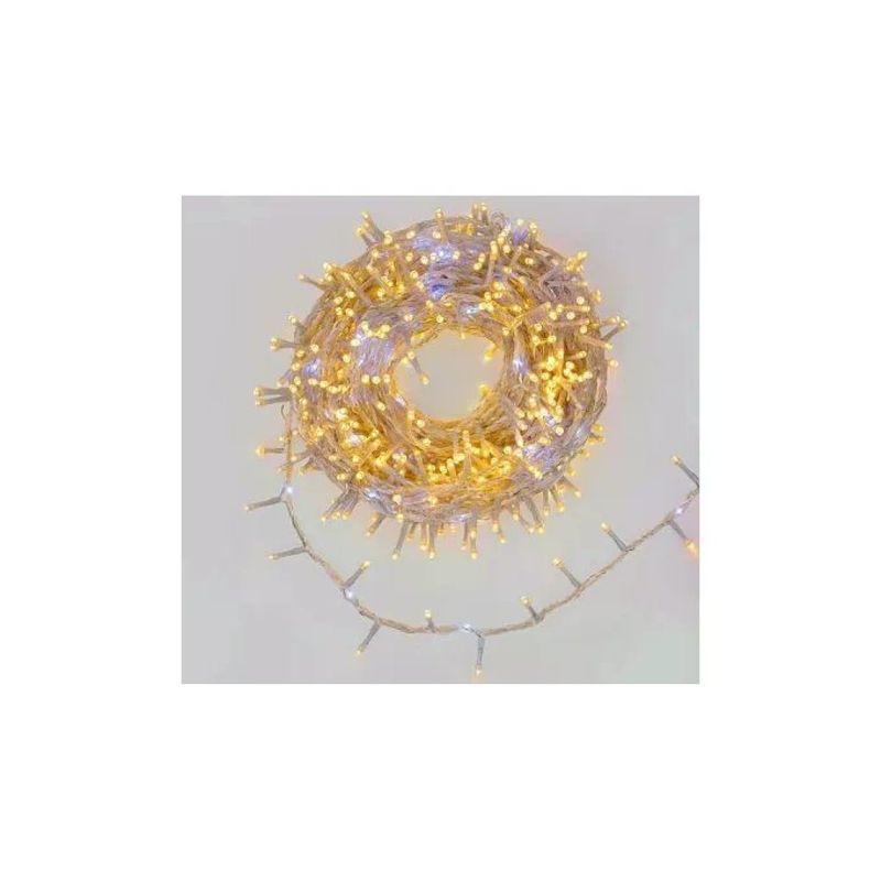 LOTTI MiniCluster StarFall – Catena luminosa 30 m, 1660 LED bianco caldo e freddo LOTTI MiniCluster StarFall – Catena luminosa 30 m, 1660 LED bianco caldo e freddo