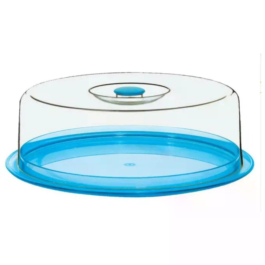 Cosmoplast 6738 Portatorta Girevole 26 cm con Coperchio Cosmoplast 6738 Portatorta Girevole 26 cm con Coperchio
