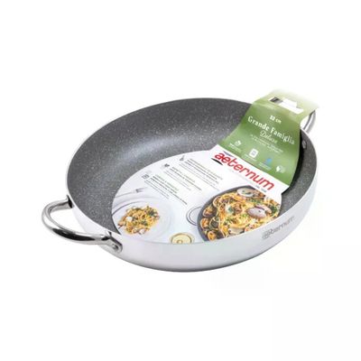 Aeternum Grande Famiglia Deluxe Tegame 40 cm, Effetto Pietra, Induzione, Grigio Aeternum Grande Famiglia Deluxe Tegame 40 cm, Effetto Pietra, Induzione, Grigio