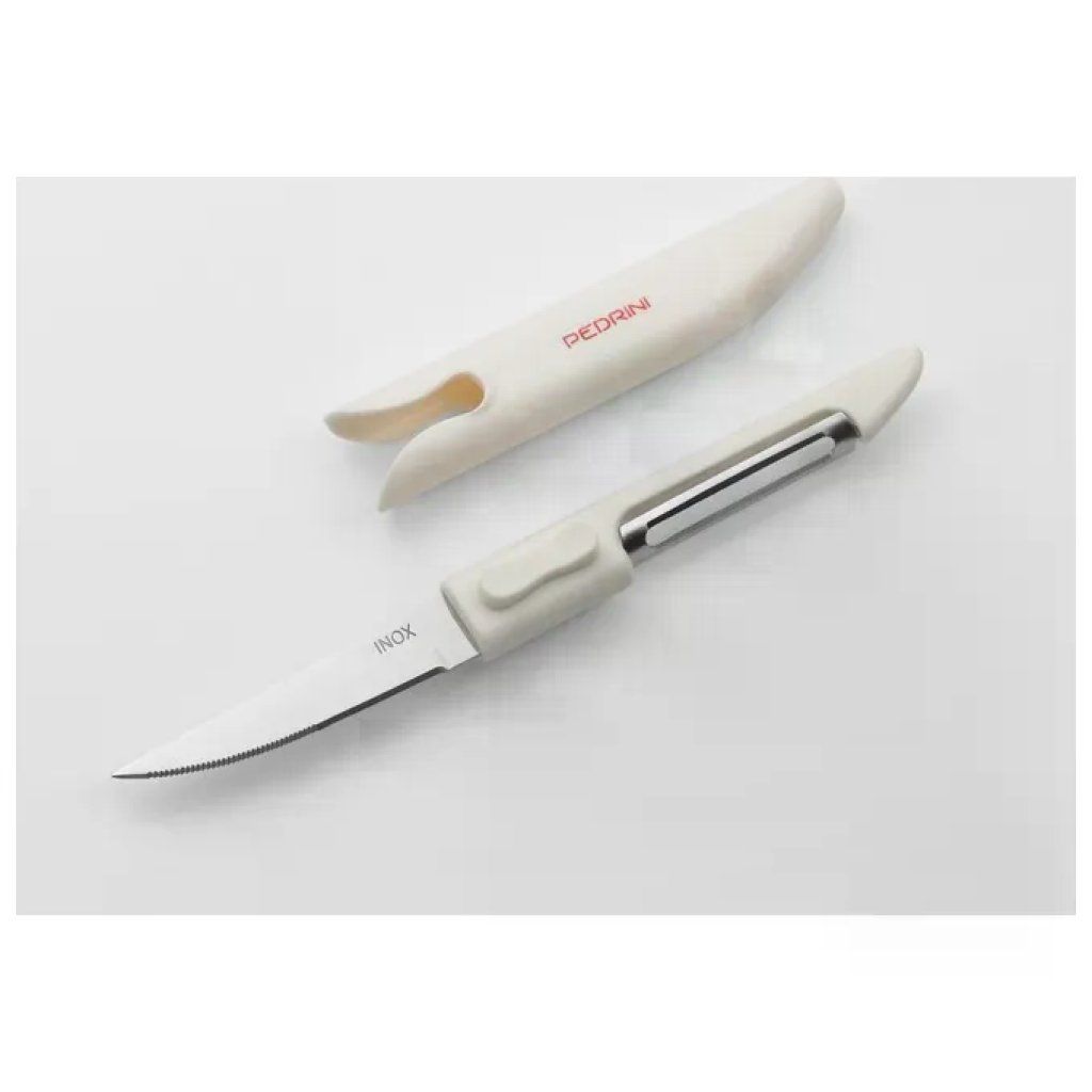 Pedrini Lillo Set Coltello e Sbucciatore da Cucina