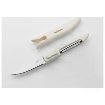 Pedrini Lillo Set Coltello e Sbucciatore da Cucina