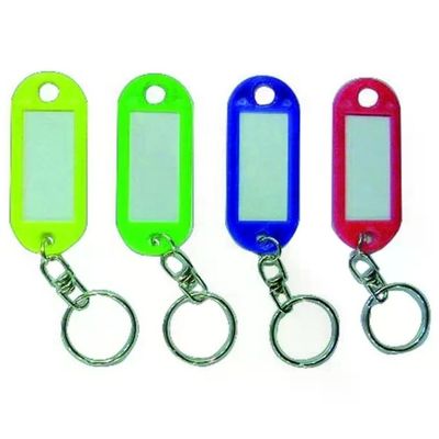 VIGOR-BLINKY VIGOR 26300-30 Targhette Portachiavi in Plastica Colorata 200 Pezzi 53x22 mm colore Misto