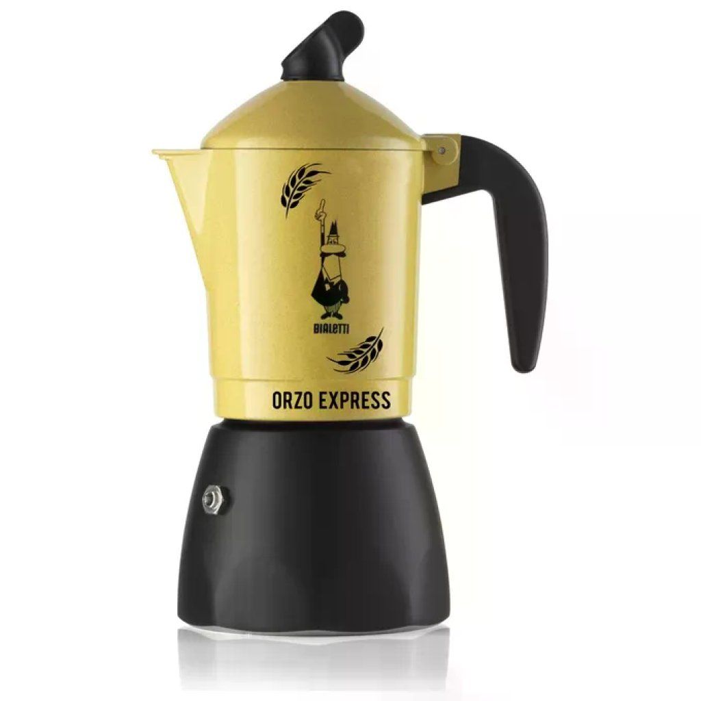 Bialetti Orzo Express Gialla – Caffettiera per Orzo, 2 Tazze Bialetti Orzo Express Gialla – Caffettiera per Orzo, 2 Tazze