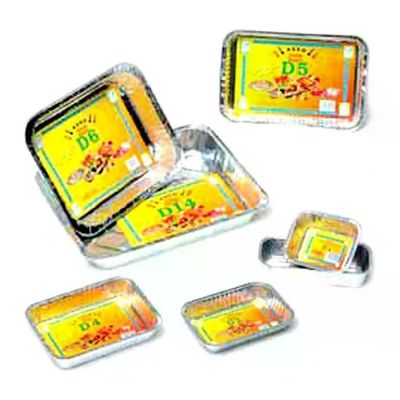 YEPPON D04 – 3 Vaschette in Alluminio per Forno, 4 Porzioni, 24 × 18 × 4,2 cm