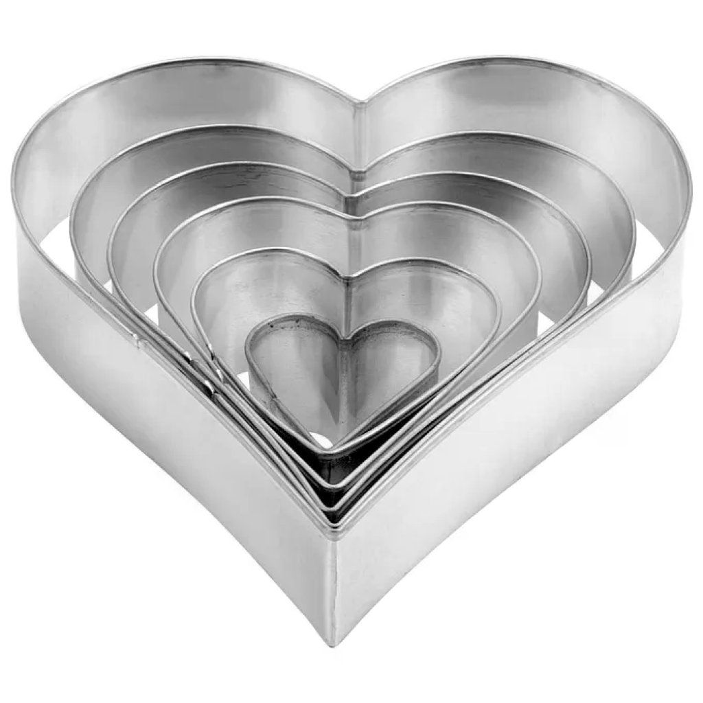 Tescoma Delicia T631362 – Set 6 Tagliabiscotti a Cuore