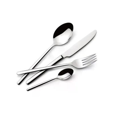 Lagostina Maia Set di Posate 24 Pezzi per 6 Persone, Acciaio Inox 18/10, Finitura a Specchio
