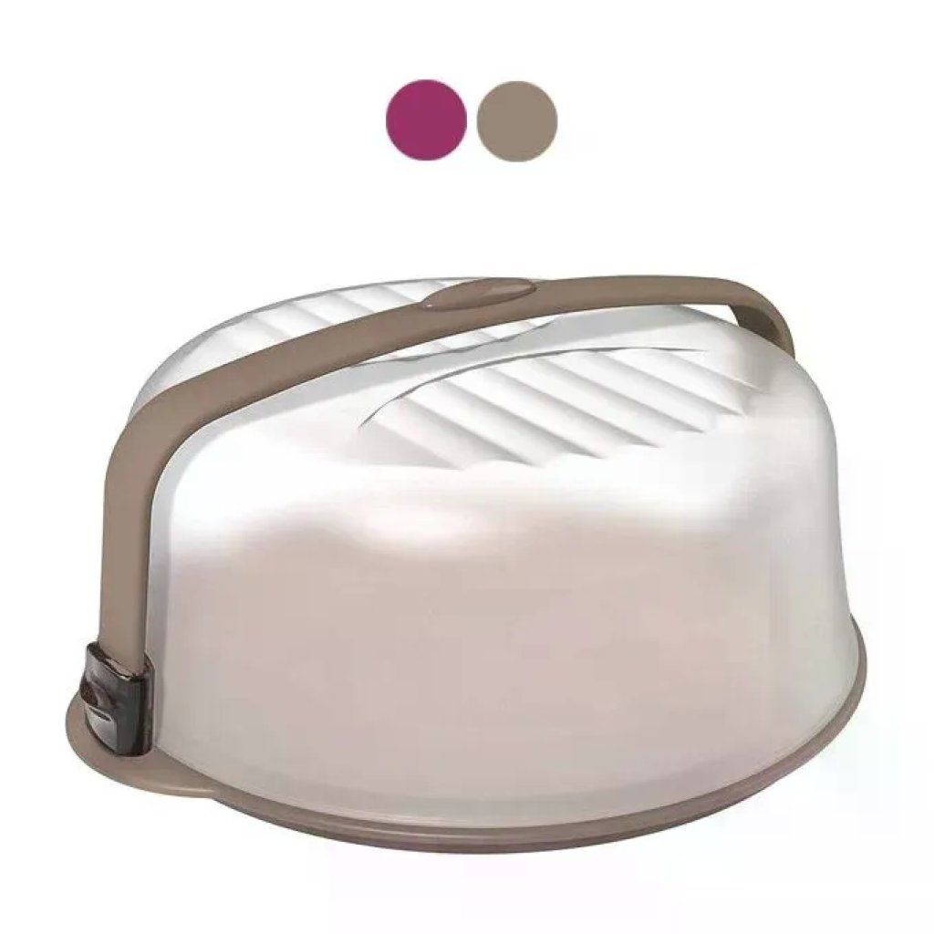 ECOPLAST Piatto per torta ECOPLAST Trendy tortora, 32 cm