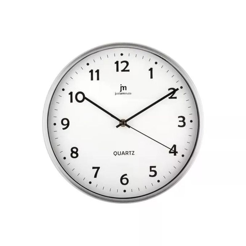 LOWELL Justaminute 14968B Orologio da Parete Bianco 30 cm