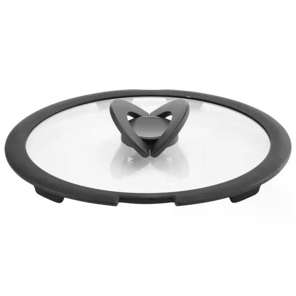 Lagostina 010244060126 Ingenio Coperchio in Vetro Temperato 26 cm Manico Pieghevole Bordo Silicone Lagostina 010244060126 Ingenio Coperchio in Vetro Temperato 26 cm Manico Pieghevole Bordo Silicone