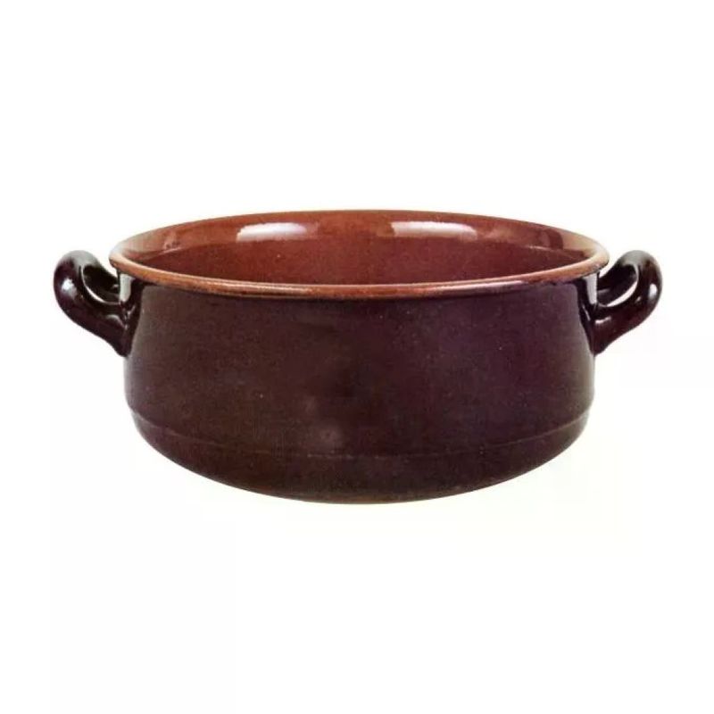 La Folgore Casseruola in Terracotta con 2 Manici, 30 cm