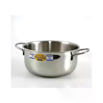 SACIM 205 Eco Casseruola Fonda in Acciaio Inox, 24 cm SACIM 205 Eco Casseruola Fonda in Acciaio Inox, 24 cm