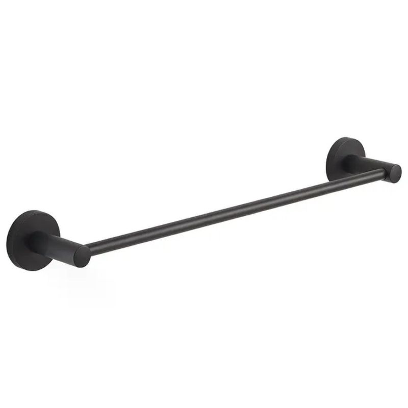Gedy Felce Plus porta asciugamani da parete nero opaco, 45 cm