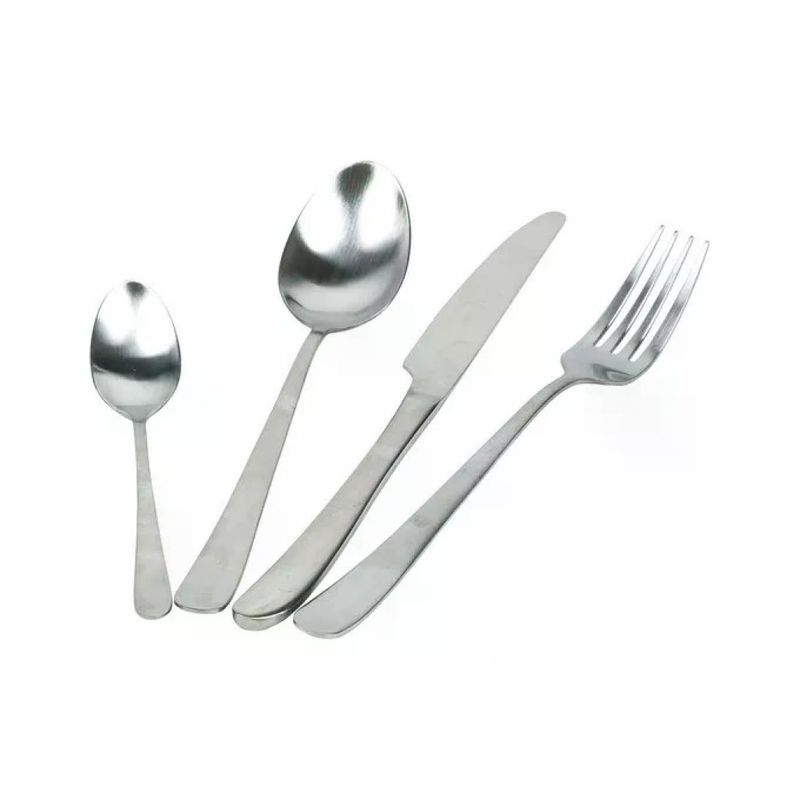 VDE Tivoli 1996 Round Set di Posate 24 Pezzi Silver Opaco