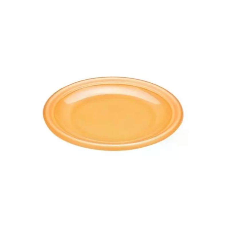 DEM Piatto da Frutta Arancione, 17 cm