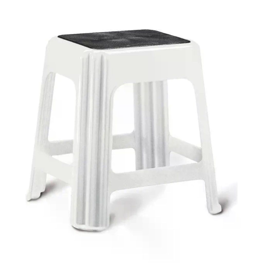 Giganplast Sgabello Multiuso Bianco 42 x 34 x 42 cm Giganplast Sgabello Multiuso Bianco 42 x 34 x 42 cm