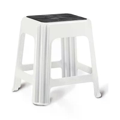 Giganplast Sgabello Multiuso Bianco 42 x 34 x 42 cm