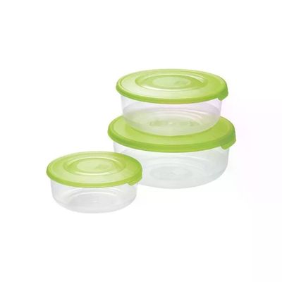 Tontarelli Family Food – Set 3 Contenitori per Alimenti Verde