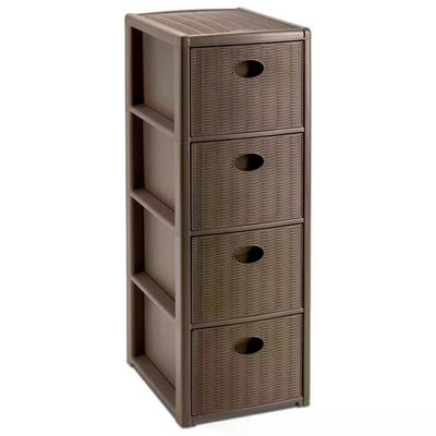 Stefanplast Slim Elegance – Cassettiera a 4 cassetti tortora