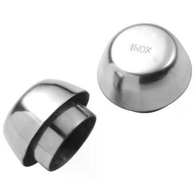 Pedrini 19021900 Paraspruzzi per Moka, Set da 2 in Acciaio Inox