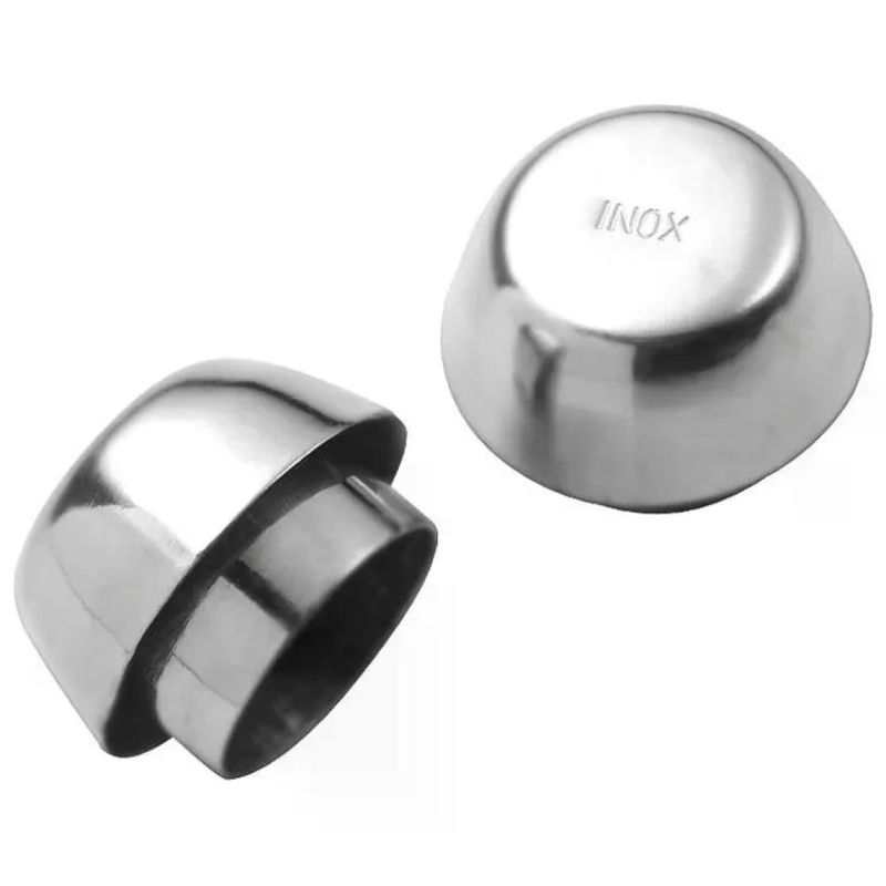 Pedrini 19021900 Paraspruzzi per Moka, Set da 2 in Acciaio Inox