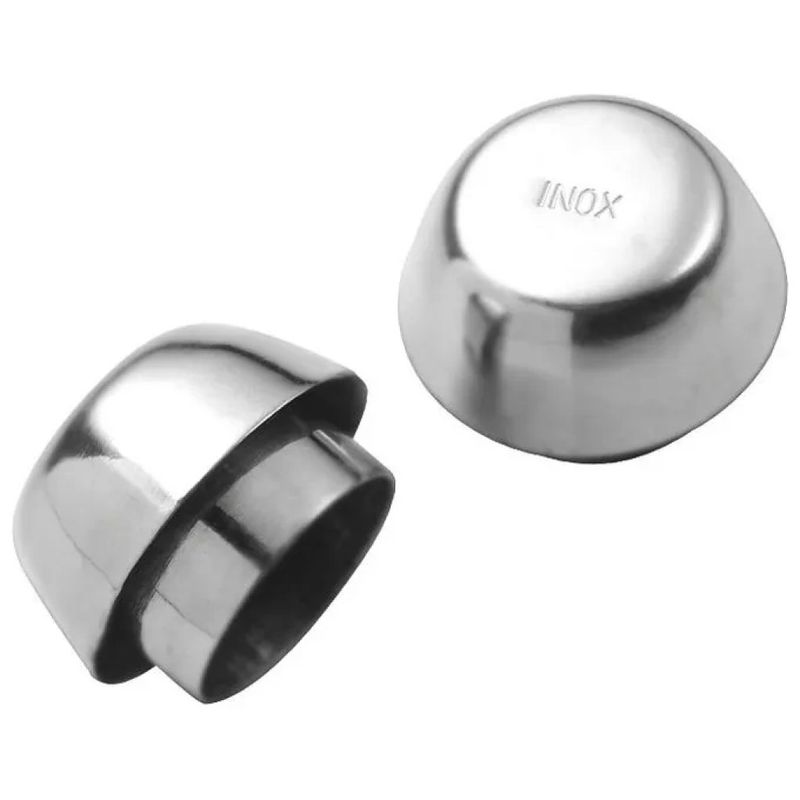 Pedrini 19021900 Set 2 Paraspruzzi per Moka in Acciaio Inox Pedrini 19021900 Set 2 Paraspruzzi per Moka in Acciaio Inox