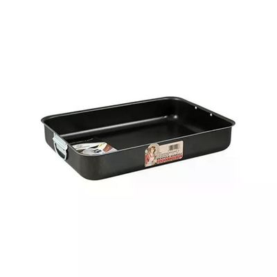 Agnelli COFA45040 Rostiera Rettangolare Antiaderente 40 cm, Nera Agnelli COFA45040 Rostiera Rettangolare Antiaderente 40 cm, Nera