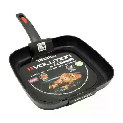 Zanetti Evolution – Bistecchiera antiaderente 28 × 28 cm