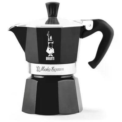 Bialetti Moka Express – Caffettiera da 1 Tazza, 60 ml, Nera Bialetti Moka Express – Caffettiera da 1 Tazza, 60 ml, Nera