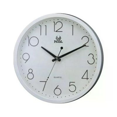 LADY DOC Orologio da Parete Analogico Bianco 31 cm