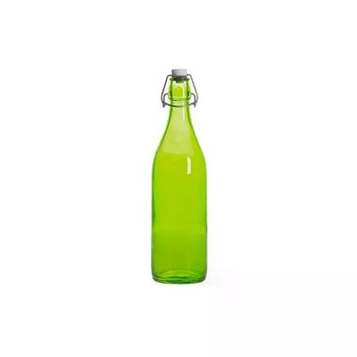 Bormioli Giara – Bottiglia Verde in Vetro da 1 L con Tappo Bormioli Giara – Bottiglia Verde in Vetro da 1 L con Tappo