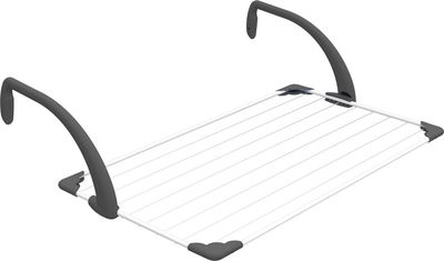 Vileda Brezza 100 Stendibiancheria da Balcone, Bianco e Azzurro Vileda Brezza 100 Stendibiancheria da Balcone, Bianco e Azzurro