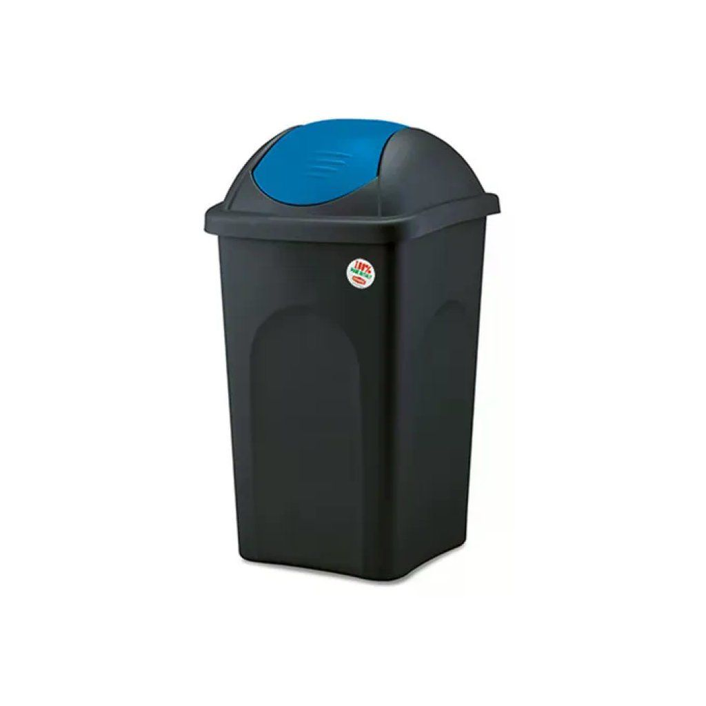 Stefanplast Multipat Basculina Pattumiera 30 L Nero e Blu