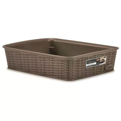 Stefanplast Elegance M – Scatola portaoggetti tortora 25 × 19 × 6 cm Stefanplast Elegance M – Scatola portaoggetti tortora 25 × 19 × 6 cm